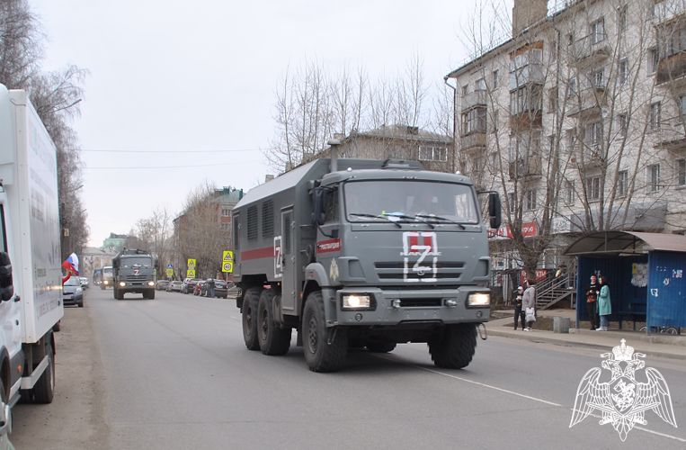 В Кирове встретили росгвардейцев, вернувшихся из служебной командировки на Украину 
