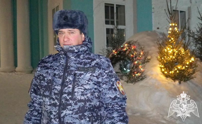 Кировские росгвардейцы обеспечили общественный порядок и безопасность граждан в новогодние и рождественские праздники