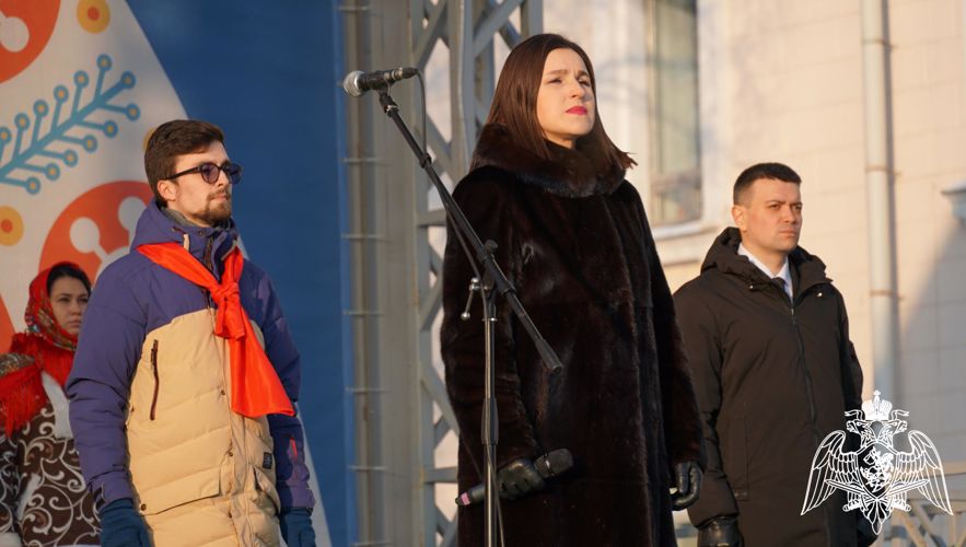 В Кирове росгвардейцы обеспечили безопасность митинга-концерта «Слава защитникам Отечества»