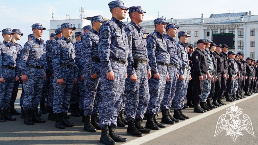 В Кирове росгвардейцы приняли участие в гарнизонном инструктаже
