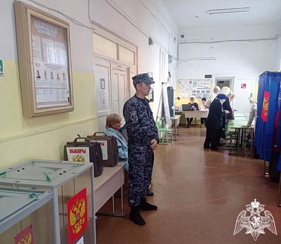 Росгвардейцы обеспечили безопасность выборов в Кировской области