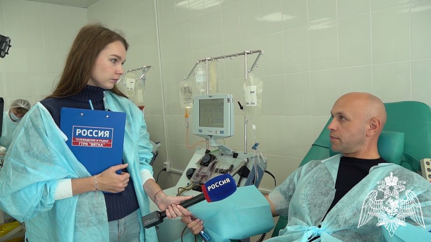 Кировский росгвардеец Василий Грудин стал донором для пациента, нуждающегося в пересадке костного мозга