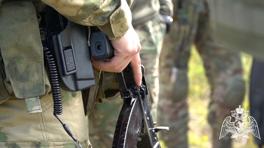 В Кировской области сотрудники Росгвардии приняли участие в тактико-специальном учении 
