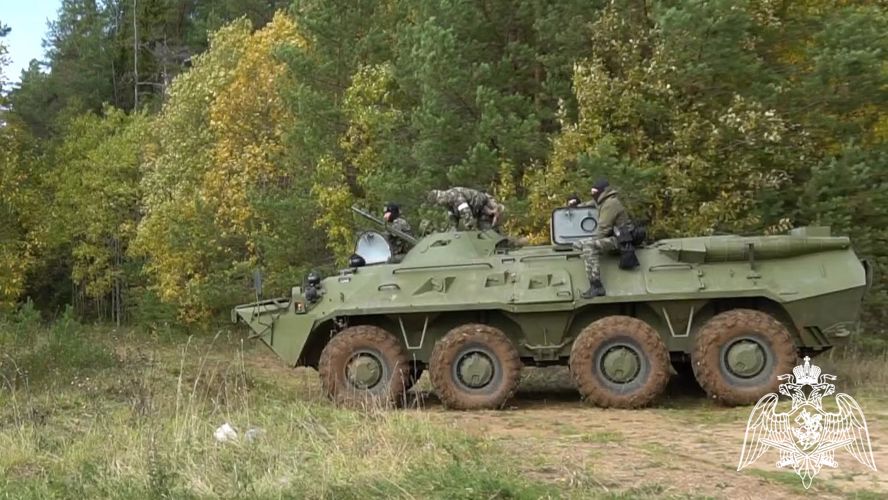 В Кировской области сотрудники Росгвардии приняли участие в тактико-специальном учении 