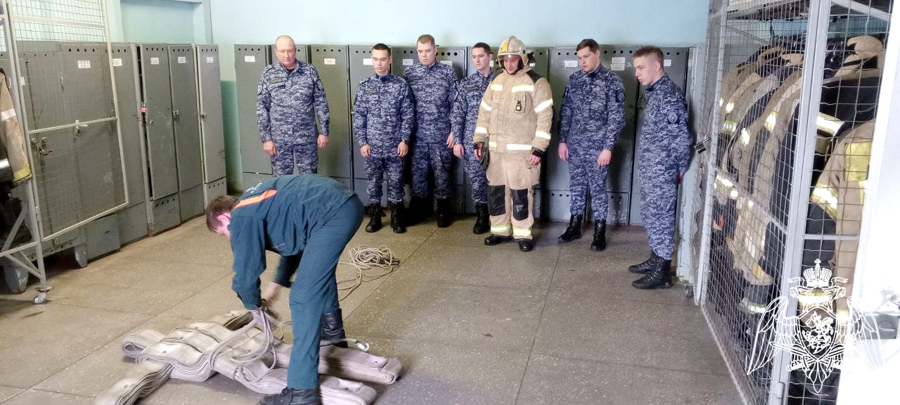 В Кирове прошел учебный сбор с личным составом ведомственной пожарной охраны Росгвардии