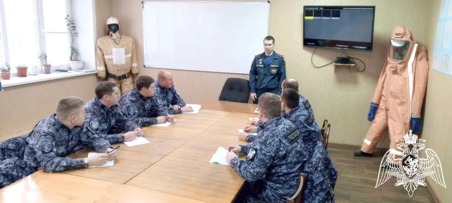В Кирове прошел учебный сбор с личным составом ведомственной пожарной охраны Росгвардии