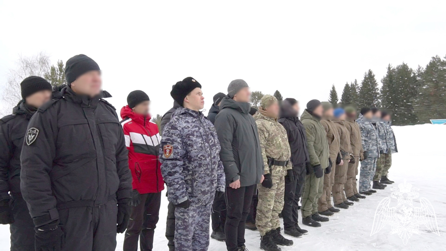 Команда ОМОН «Вятич» - победитель турнира среди спецподразделений по служебному двоеборью