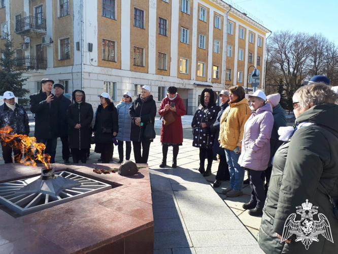 Кировский ветеран рассказал студентам о службе в Росгвардии, а ветеранам - об истории областного центра