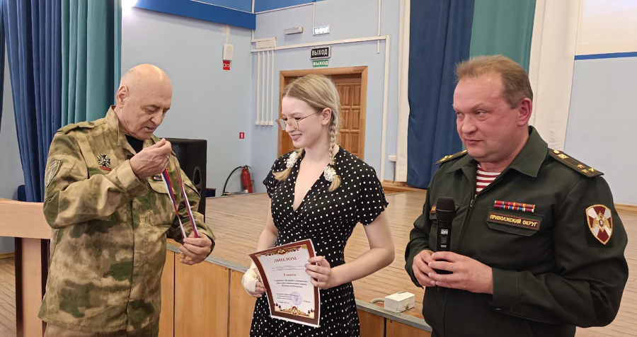 В Кирове представители Росгвардии определили победителя конкурса "Я кадет!"