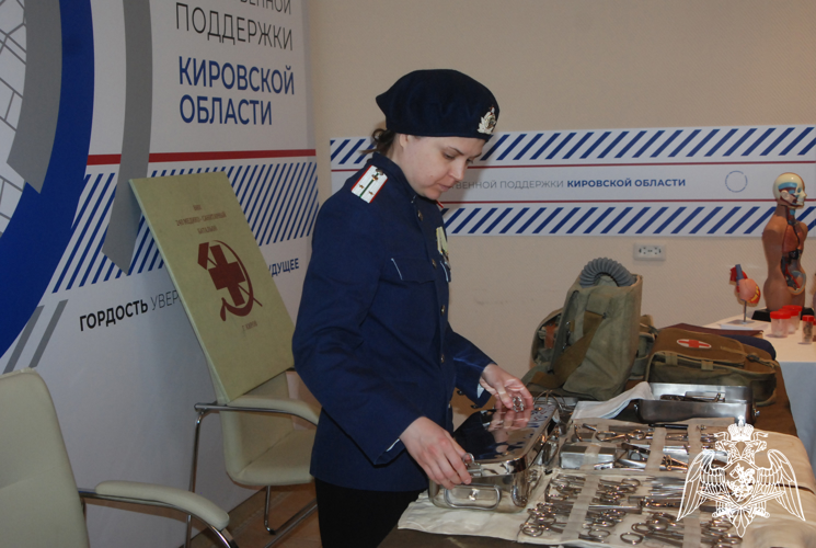 "Славное прошлое - великое будущее". В Кирове подшефные росгвардейцев приняли участие в работе интерактивного проекта