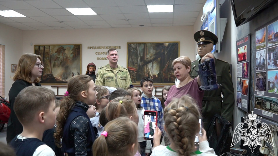 Экскурсия в день подразделений ведомственной пожарной охраны Росгвардии