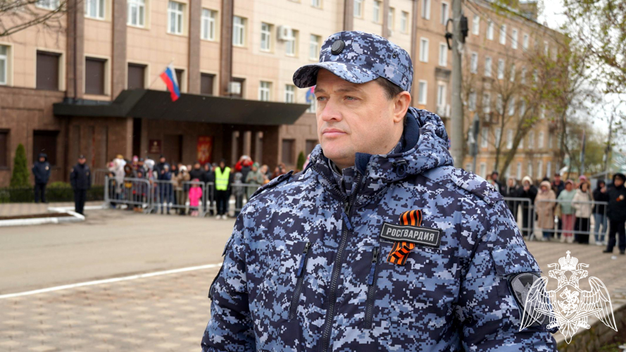 В Кирове сотрудники и военнослужащие Росгвардии приняли участие в торжествах, посвященных 79-ой годовщине Победы в Великой Отечественной войне 