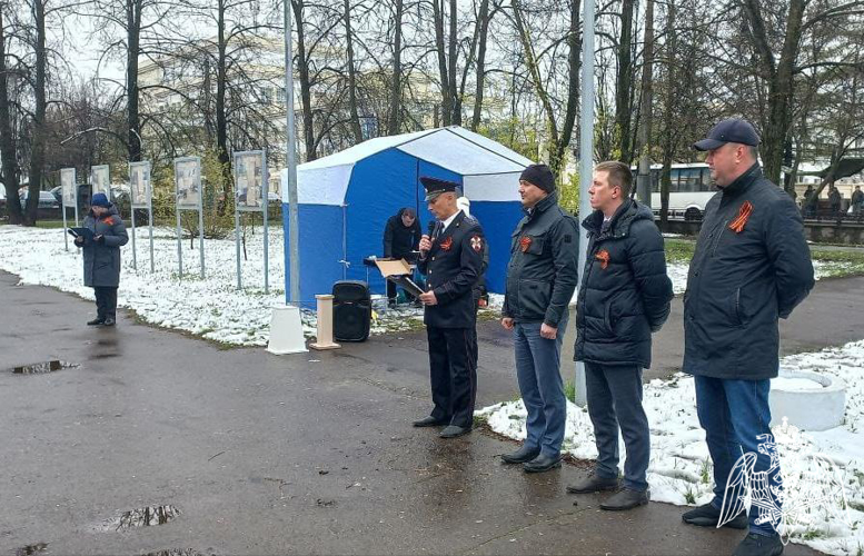 В Кирове представитель Росгвардии принял участие в патриотической акции «Сражаюсь, верю, люблю»