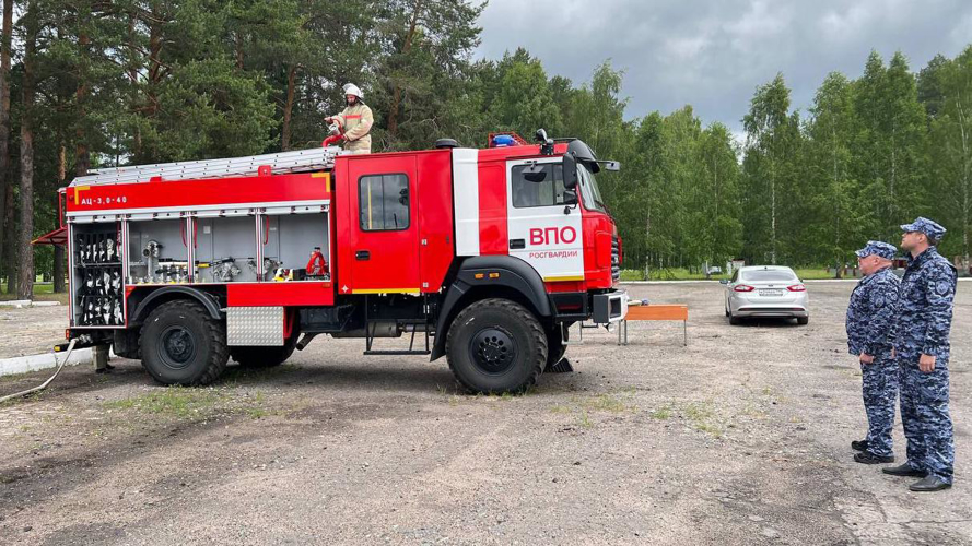В Кирове состоялся учебно-методический сбор пожарных расчетов Росгвардии