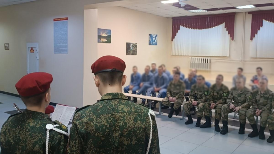 В Кирове кадеты школы № 10 подготовили концерт для военнослужащих Росгвардии