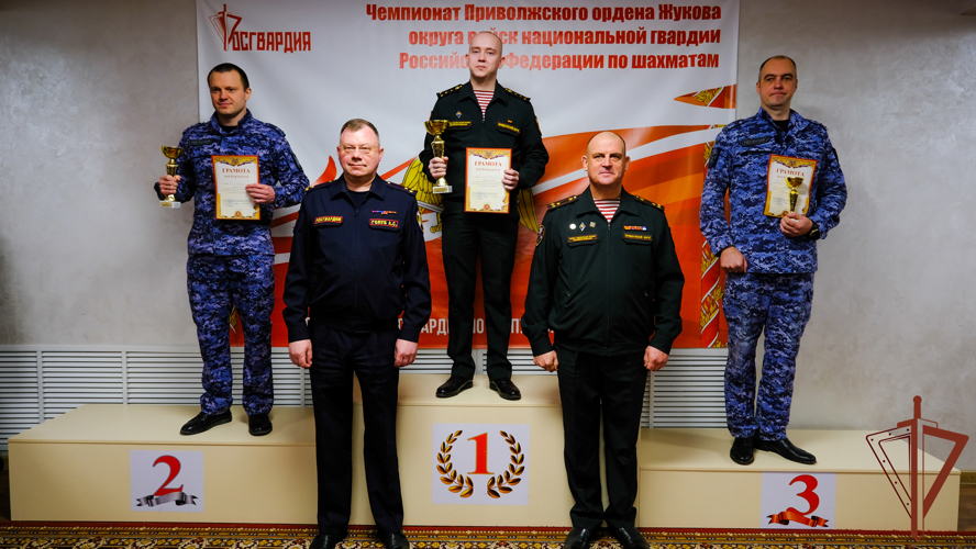 Кировчане - чемпионы Приволжского округа Росгвардии по шахматам