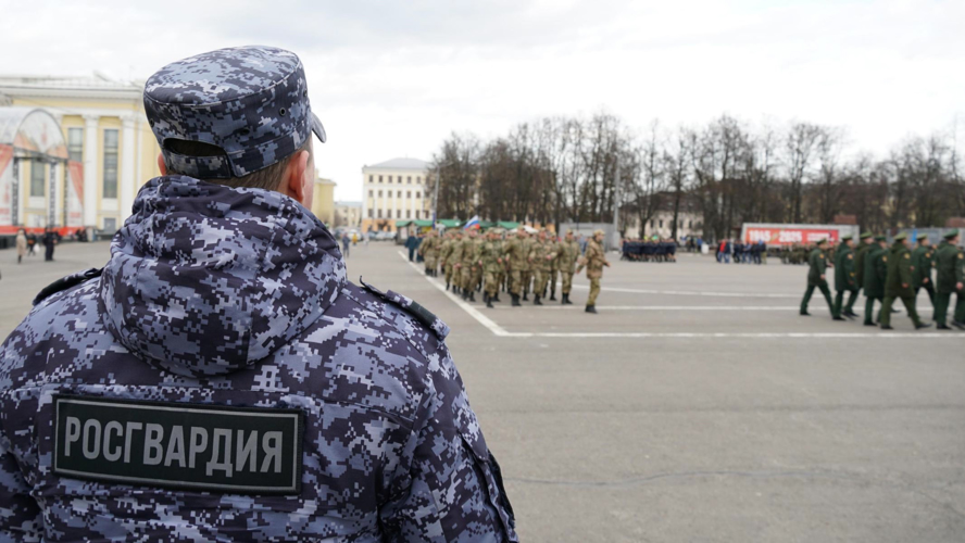 В Кирове росгвардейцы готовятся принять участие в параде Победы