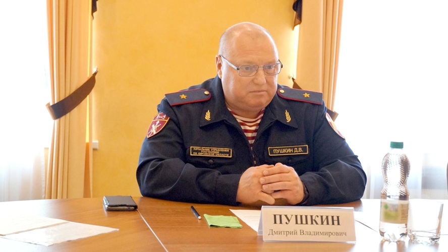Начальник Управления Росгвардии по Кировской области Дмитрий Пушкин провел личный прием граждан