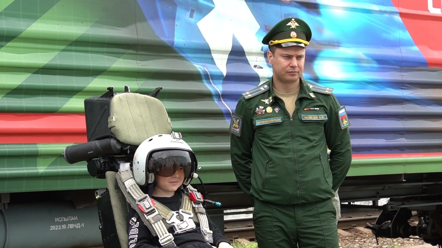Поезд "Сила в подвиге" прибыл в Киров!