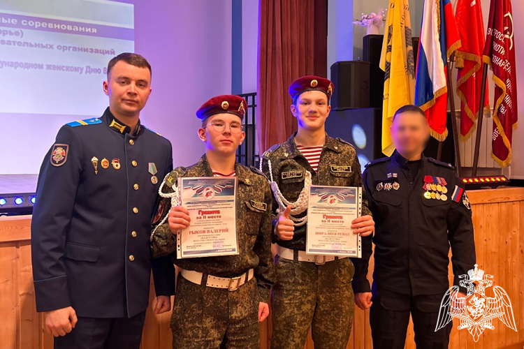 Подшефные кировских росгвардейцев стали призерами юнармейского многоборья