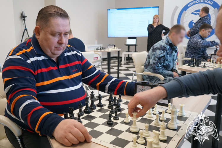 В Кирове определены лучшие шахматисты регионального Управления Росгвардии