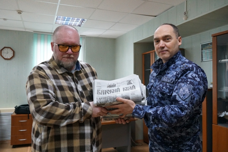 Кировские журналисты оказывают информационную поддержку бойцам Росгвардии