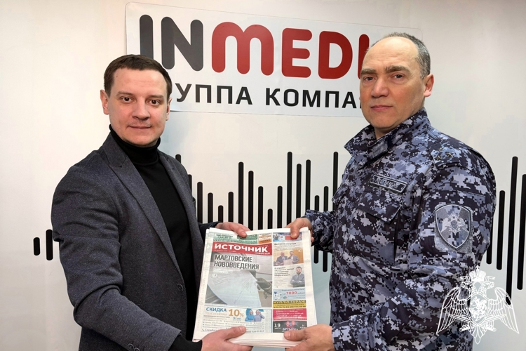 Кировские журналисты продолжают оказывать информационную поддержку бойцам Росгвардии