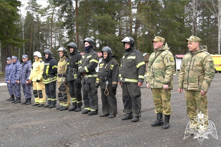 В Кирове на объекте Росгвардии прошли межведомственные пожарно-тактические учения (видео)