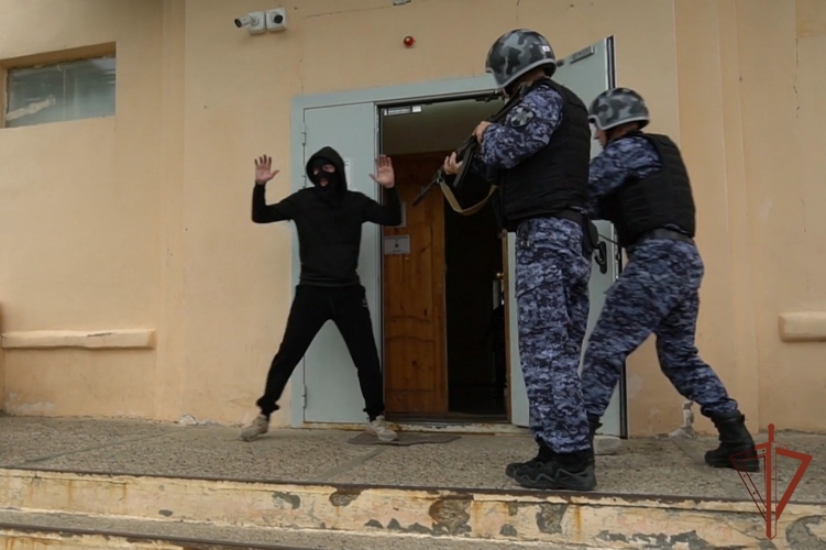 В Кирове росгвардейцы провели игру "Зарницу", посвященную юбилею Росгвардии, для подшефных кадет (видео)