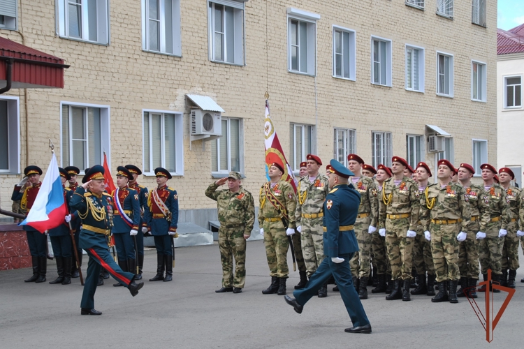 В кировской воинской части Росгвардии прошел торжественный митинг, посвященный Дню Победы