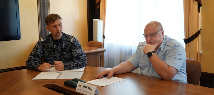 Начальник Управления Росгвардии по Кировской области генерал-майор полиции Дмитрий Пушкин провел личный прием граждан