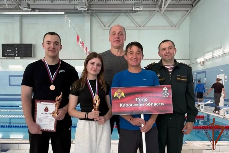 Кировские росгвардейцы стали призерами чемпионата Приволжского округа по плаванию (видео)